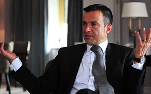 Jorge Mendes, the Portuguese super agent granting an interview