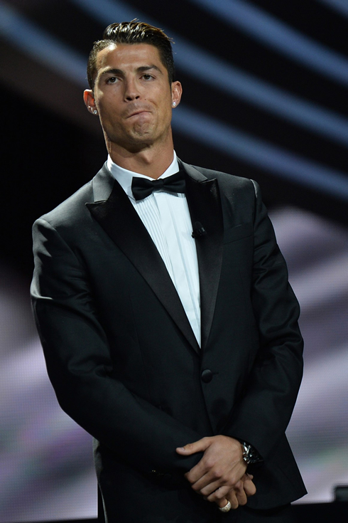 Cristiano Ronaldo all dressed up for the FIFA Ballon d'Or ceremony