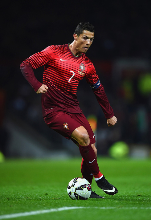Cristiano Ronaldo step overs for Portugal