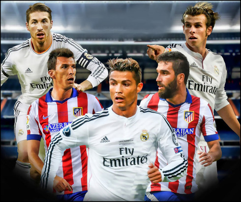Real Madrid vs Atletico Madrid game poster 2015