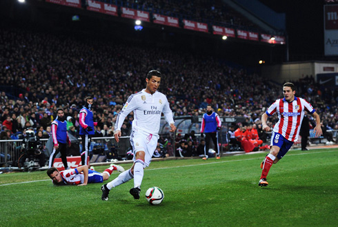 Cristiano Ronaldo leaving Atletico defenders eating dust