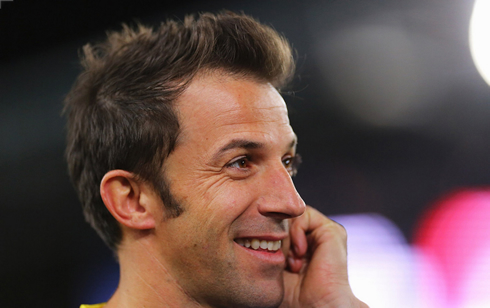 Alessandro Del Piero smiling