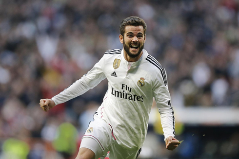Nacho first goal of the season for Real Madrid in 2014-2015