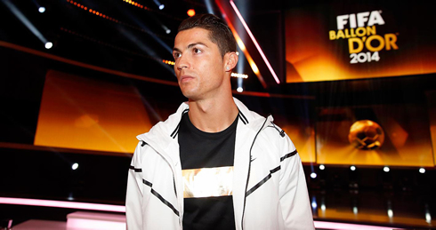 Cristiano Ronaldo in Zurich for the 2014 FIFA Ballon d'Or
