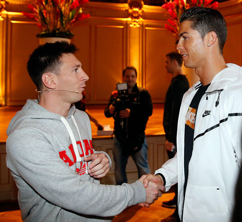 Messi and Cristiano Ronaldo friendship, ahead of the 2014 FIFA Ballon d'Or gala