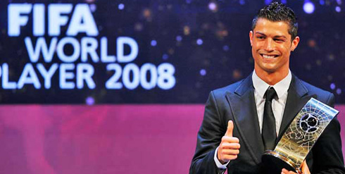 Cristiano Ronaldo FIFA World Player of the Year 2008