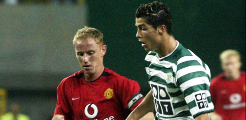 Cristiano Ronaldo vs Manchester United in a 2003 friendly