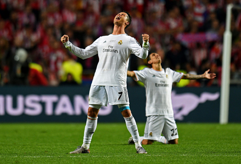 Cristiano Ronaldo joy after winning La Decima