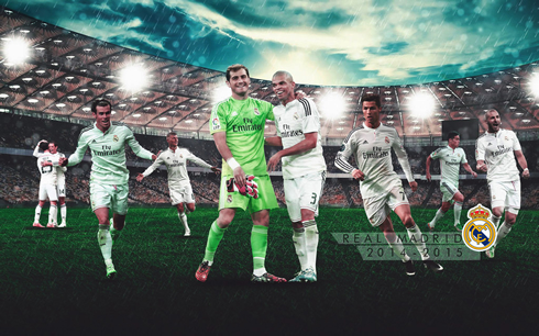 Real Madrid 2015 players wallpaper