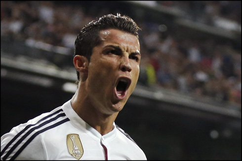 Cristiano Ronaldo rage after scoring a goal
