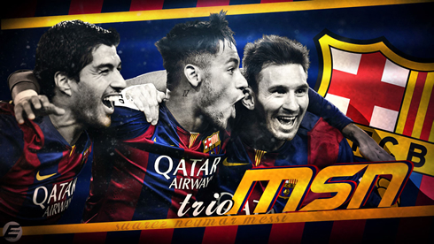 Barcelona MSN, Messi, Suárez, Neymar