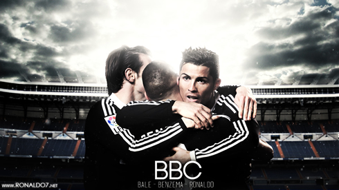 Real Madrid BBC, Bale, Benzema, Cristiano Ronaldo