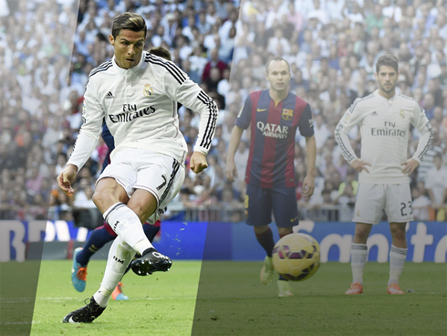 Cristiano Ronaldo penalty goal in Real Madrid vs Barcelona