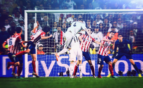 Sergio Ramos last minute header in Real Madrid 4-1 Atletico