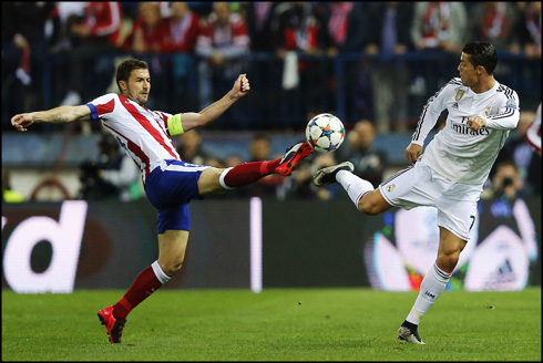 Cristiano Ronaldo backheel touch against Atletico