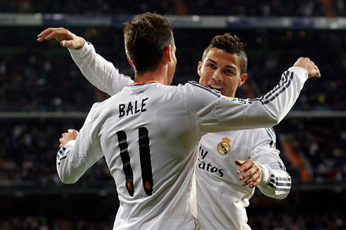 Bale and Ronaldo in Real Madrid 2015