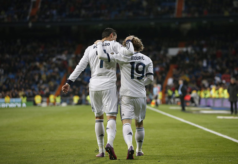 Cristiano Ronaldo and Modric, like father and son