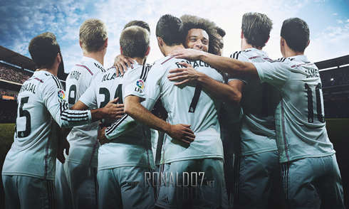Real Madrid team photo wallpaper