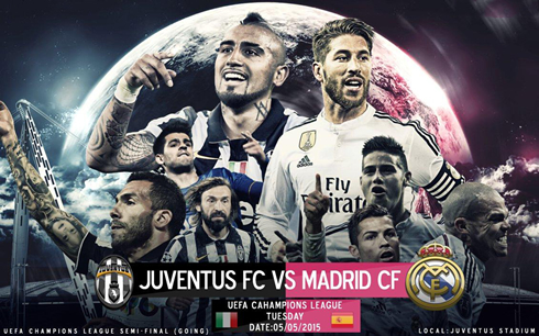 Juventus vs Real Madrid, UEFA Champions League semi-finals in 2015