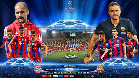 Bayern Munich vs Barcelona 2015 wallpaper