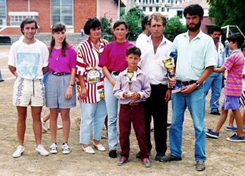 Cristiano Ronaldo and his family in Madeira