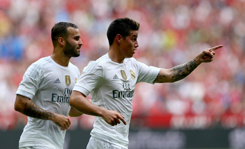 Jesé and James Rodríguez in Real Madrid 2015-16