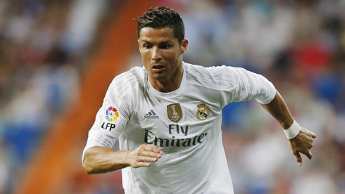 Cristiano Ronaldo focused in his game