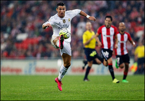 Cristiano Ronaldo perfect ball control in Athletic Bilbao 1-2 Real Madrid