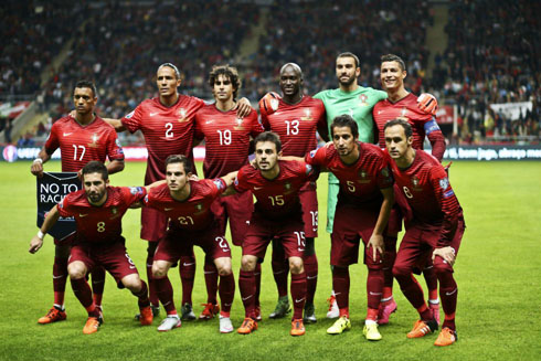 Portugal starting eleven vs Denmark, in the EURO 2016 Qualifiers