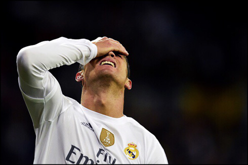 Cristiano Ronaldo ashamed in Real Madrid 0-4 Barcelona in 2015