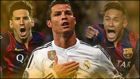 FIFA Ballon d'Or 2015 - Lionel Messi, Cristiano Ronaldo and Neymar