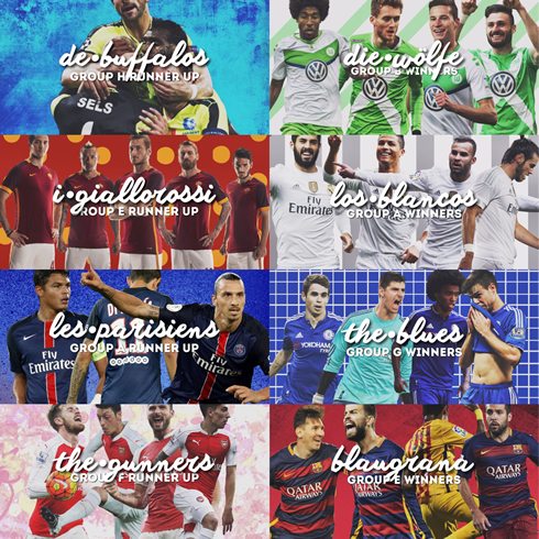 Champions League Round of 16 in 2015-2016, wallpaper part 1