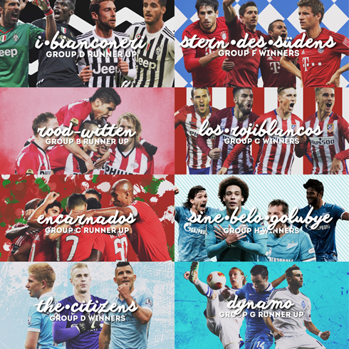 Champions League Round of 16 in 2015-2016, wallpaper part 2