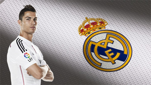 Cristiano Ronaldo and Real Madrid banner