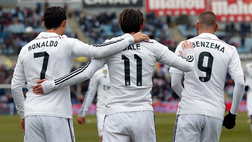 Real Madrid BBC in action in 2015
