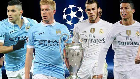 Aguero, De Bruyne, Bale and Ronaldo