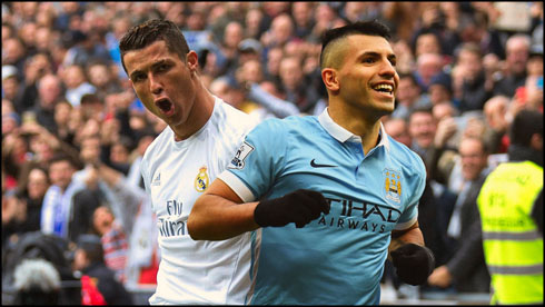 Cristiano Ronaldo vs Sergio Aguero in 2016