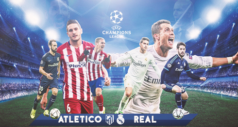 Atletico Madrid vs Real Madrid wallpaper for the 2016 Champions League final