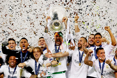 Real Madrid wins the 11th European Cup La Undecima in 2016