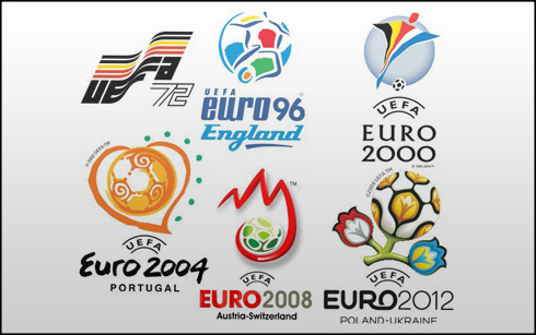 EURO logos history