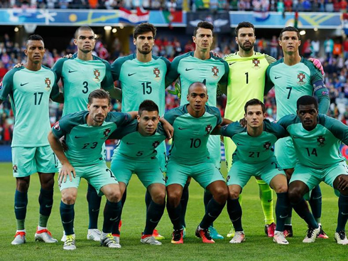 Portugal starting lineup vs Croatia, in the EURO 2016