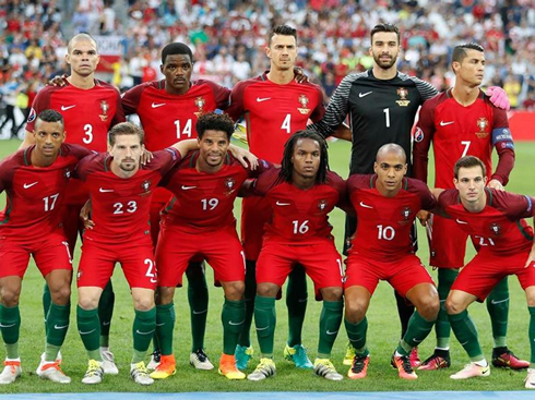 Portugal lineup vs Poland, in the EURO 2016