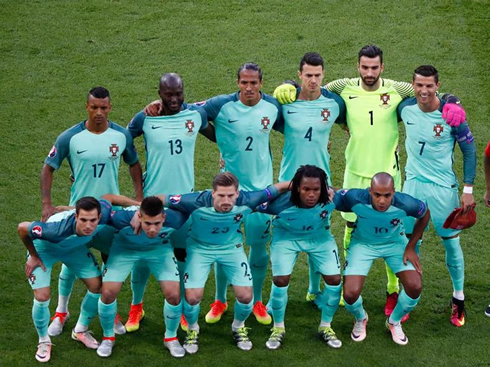 Portugal lineup vs Wales, in the EURO 2016 semifinals