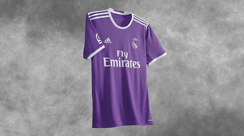Real Madrid 2016-2017 purple jersey