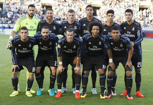 Real Madrid starting eleven vs Real Sociedad in La Liga 2016