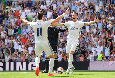 Bale and Ronaldo in Madrid 2016-17