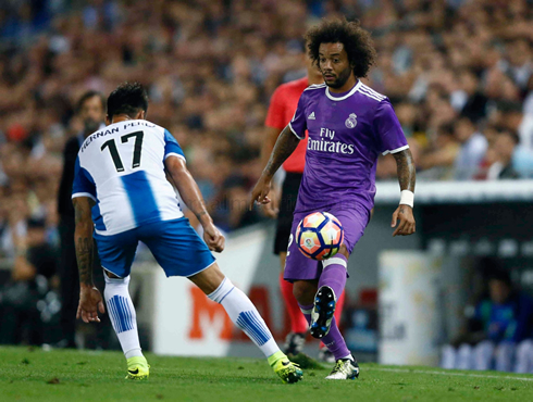 Marcelo in Espanyol 0-2 Real Madrid for La Liga 2016-17