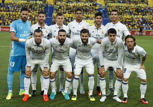 Real Madrid lineup in visit to Las Palmas