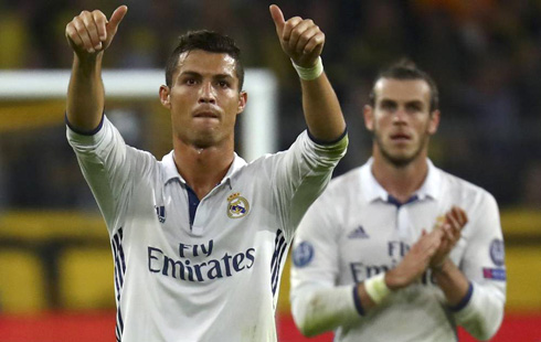 Cristiano Ronaldo and Gareth Bale in Real Madrid in 2016