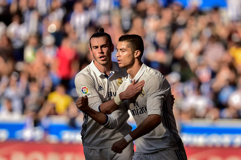Gareth Bale and Ronaldo in Real Madrid in 2016